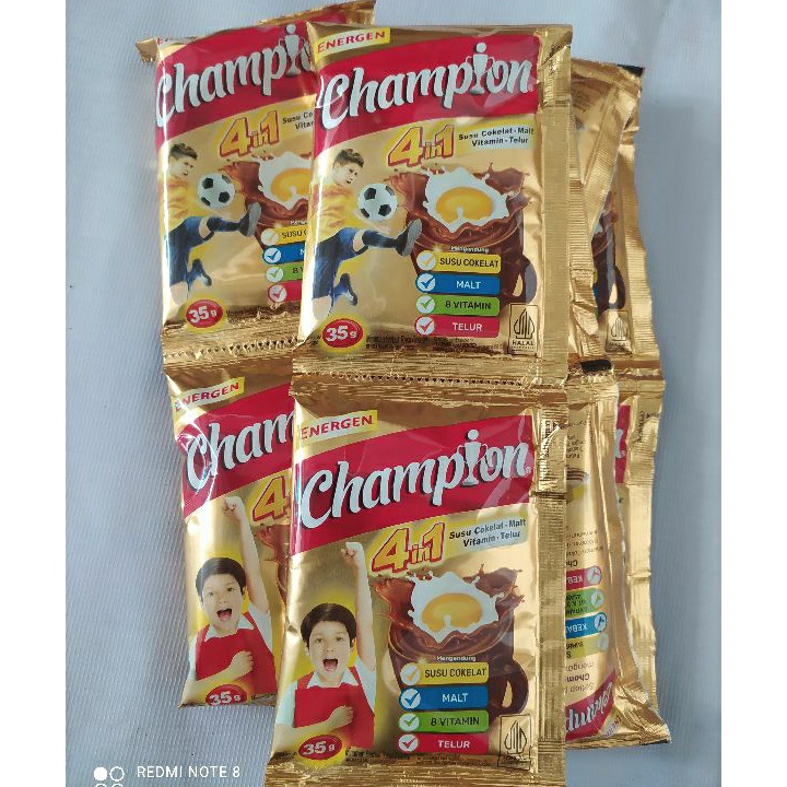 

JSRY5882㊘ Energen champion 35g, susu rasa coklat isi10sachet ㊬