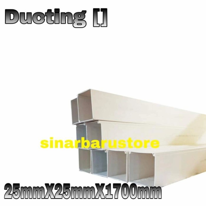 Terlaris Ducting/Kabel Protector/Pipa Penutup Kabel 25251700Mm "Niso" Murah