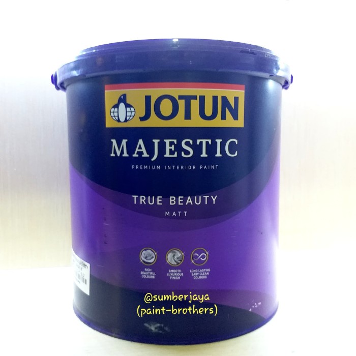Cat Tembok Jotun Majestic True Beauty Matt 2,5ltr- 9911 Platinum