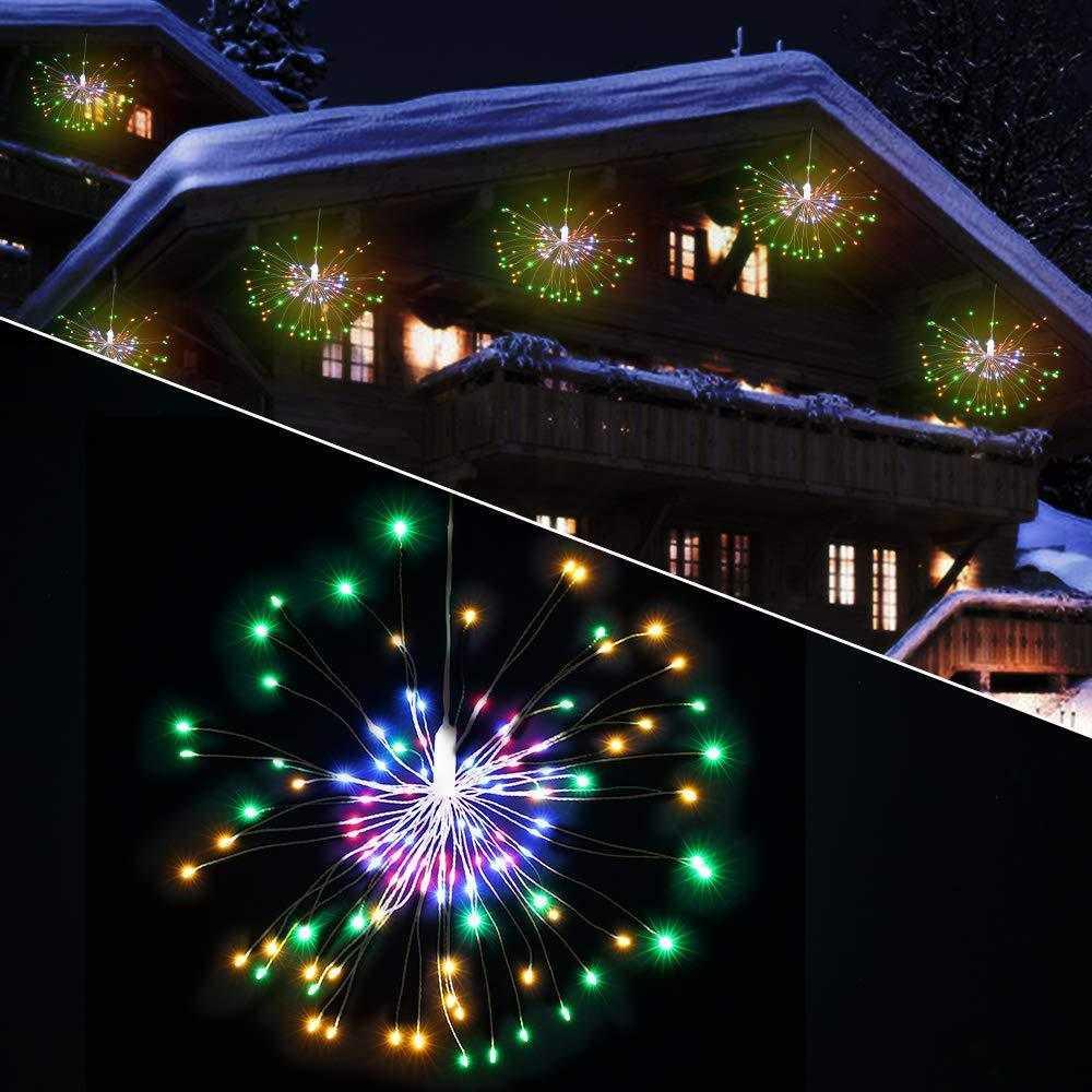 Toifucos Lampu Hias Gantung String Lights Fireworks IP65 with Remote - S1462