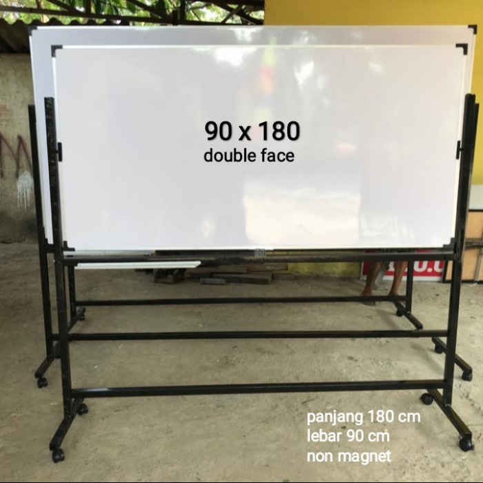 

Terlaris Whiteboard Double Face 90X180 Cm