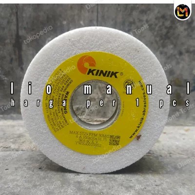 batu gerinda mangkok kinik 4 inch Grit 60 KINIK 100 x 50 x 31.75 WA 60