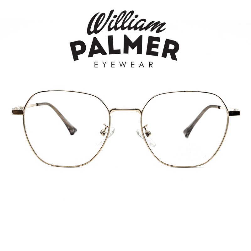 William Palmer Kacamata Pria Wanita Metal 35059 C5 Gold