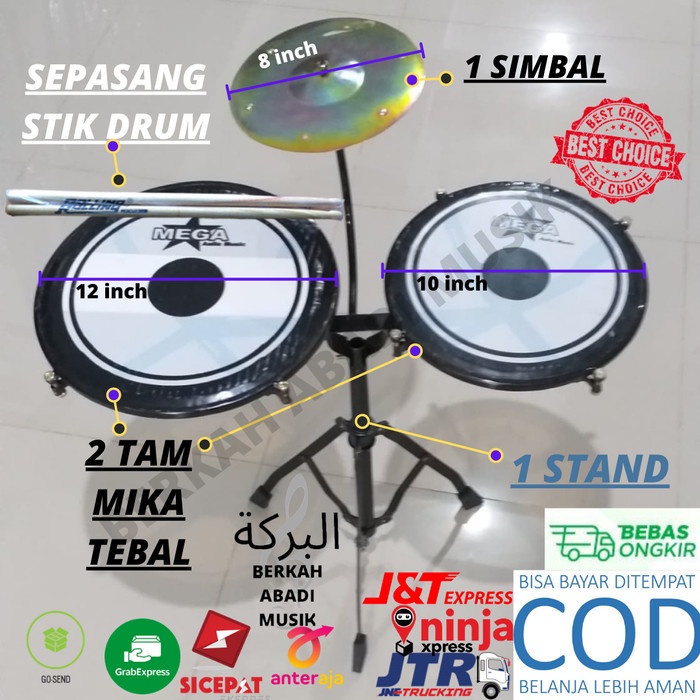 Terlaris Tamtam Drum 3 Bisa Cod Drum Tam Tam Dram Tamtam Tam Tam Dram Drum Anak