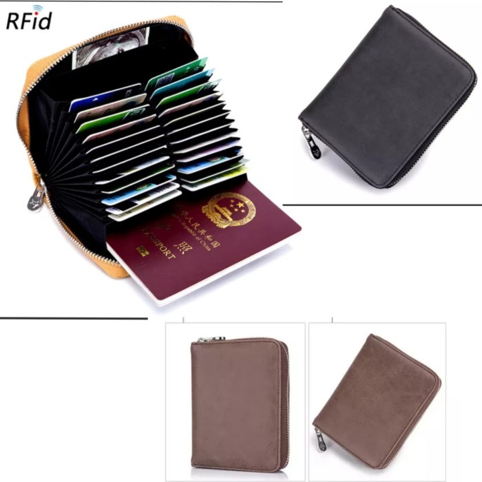 

Terlaris Dompet Kartu Card Holder Rfid Protection 6660 24 Slot Kartu Terlaris