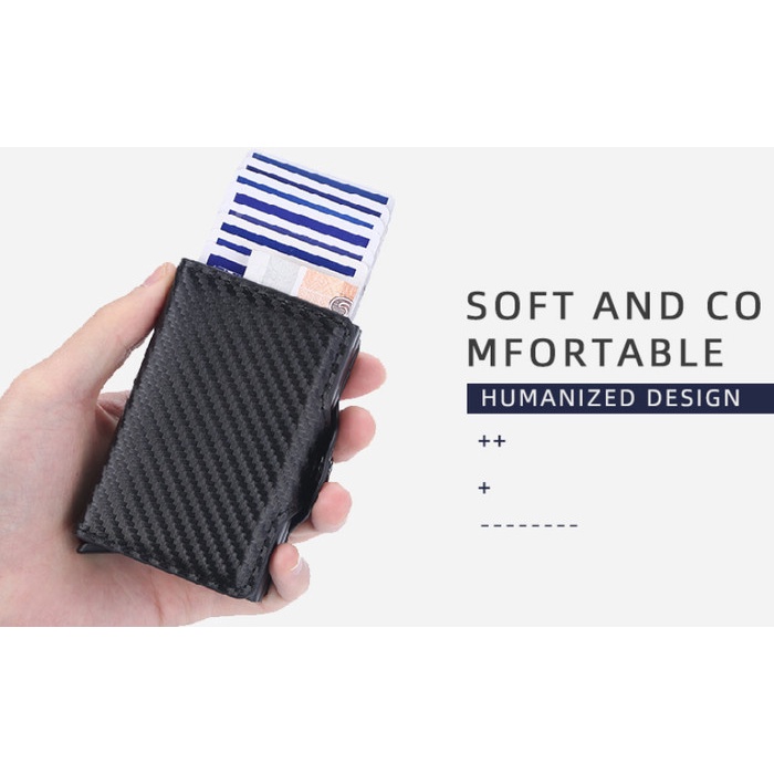 

Terlaris Baellerry Rfid Anti Theft Card Double Card Dompet Kartu Import Bly50