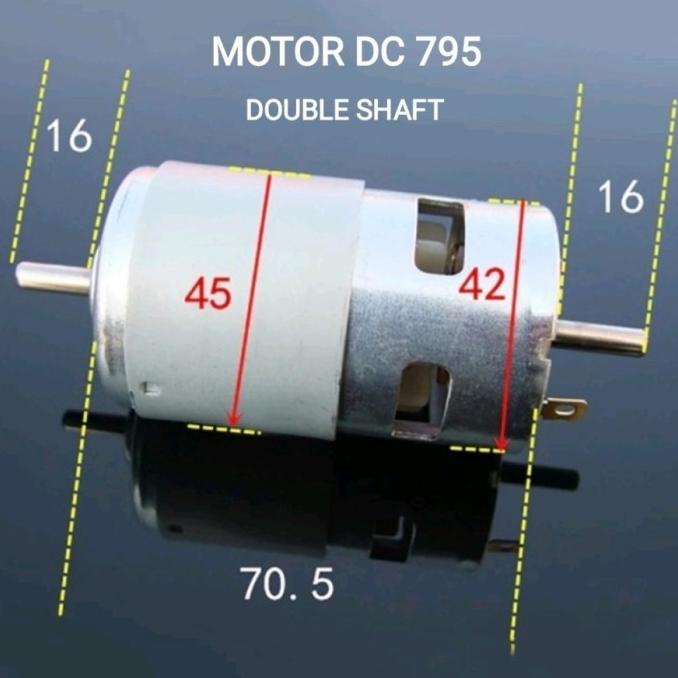 Fan Motor DC 12 Volt High Speed & Torsi Dinamo Type LS 775