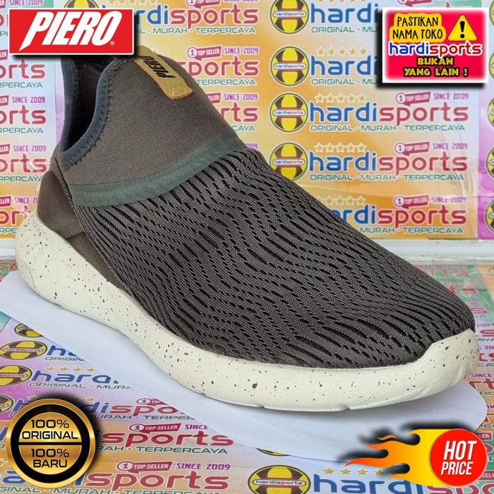 Terlaris Piero Original Cushy Lite Sepatu Slip On Sneaker Pria
