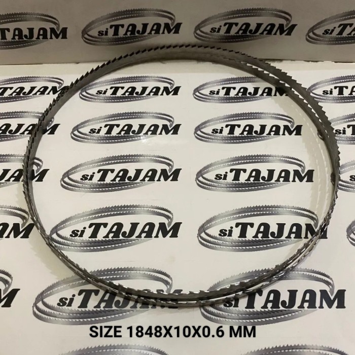 Terlaris Mata Pisau Band Saw 10 1848 & 14 Inch 2370 X 0.6 X 10 Mm Gergaji Kayu