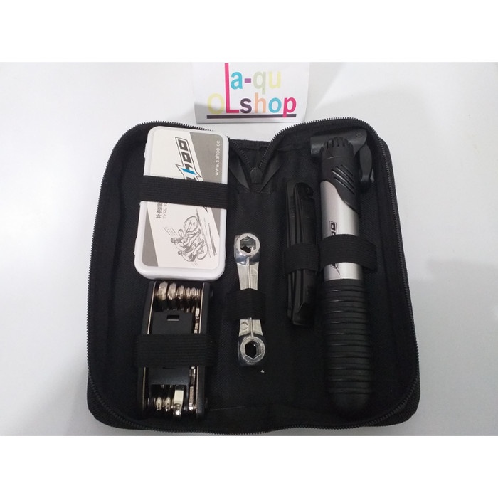 Alat reparasi servis tambal ban sepeda repair tool kit set SAHOO murah