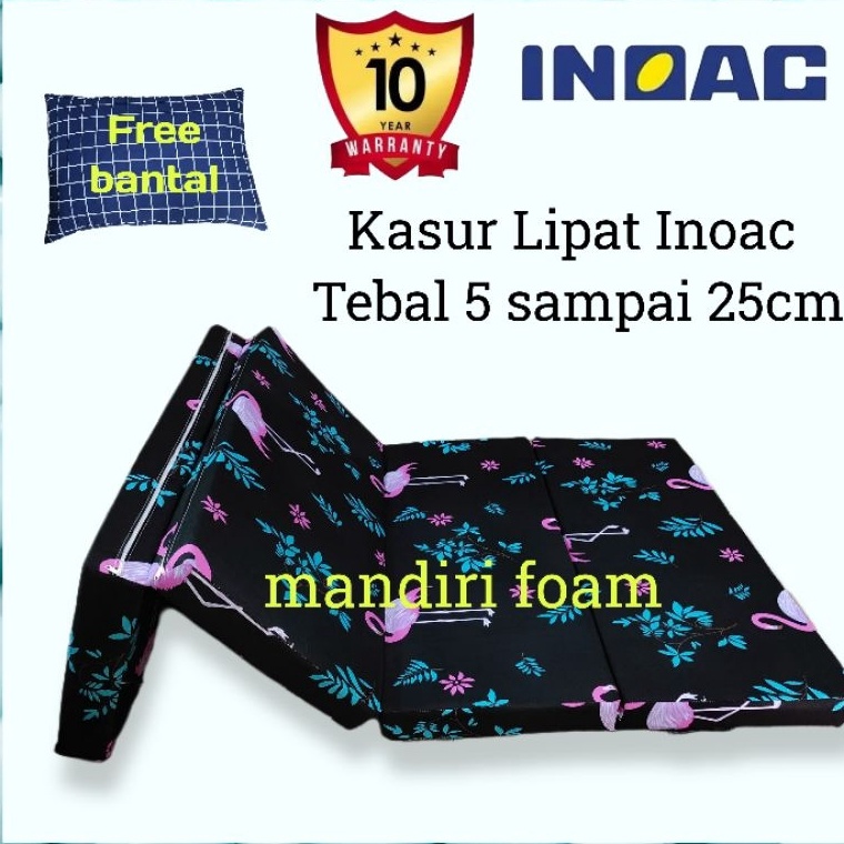 Harga Bersahabat Kasur Lipat Inoac  Eon Tebal 5,10,15 dan 20 cm Oiginal Lipat 4  | Kasur Lipat | Kas