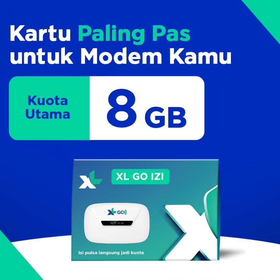 CQLB2920㊦ Kartu Perdana XL GO - Khusus Perangkat MiFi (Modem Portable WiFi) ㊚