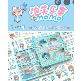 

➠Baru➚ DVBGF [GK] Stiker Momo 100 pcs box 100pcs 2d lembar Botol Minum Viral Korea Anak N100 ➥Terupdate