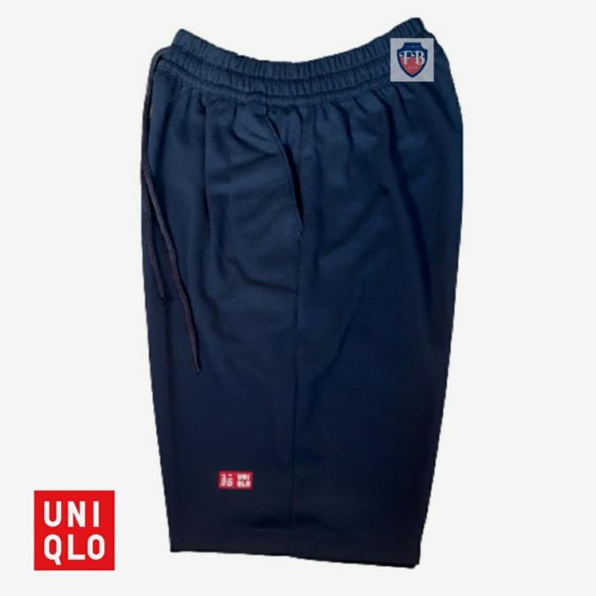 Celana Pendek Bahan Pria Uniqlo Casual Short Kolor Tidur Santai Relax Terbaik