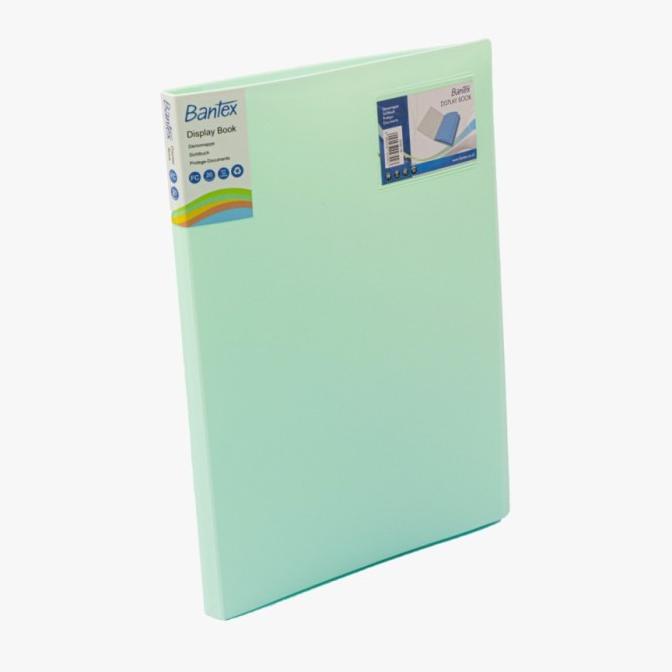 

BANTEX PP DISPLAY BOOK FC 20 POCKETS COOL AQUA 3183 76