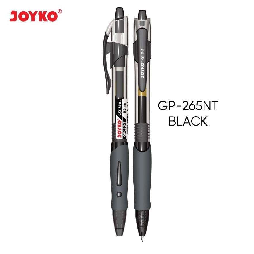 

Jaman Now.. Gel Pen JOYKO GP265 0.5mm Pak-12/Pen Gel JOYKO Cetek/Pulpen Pena QGel SHA