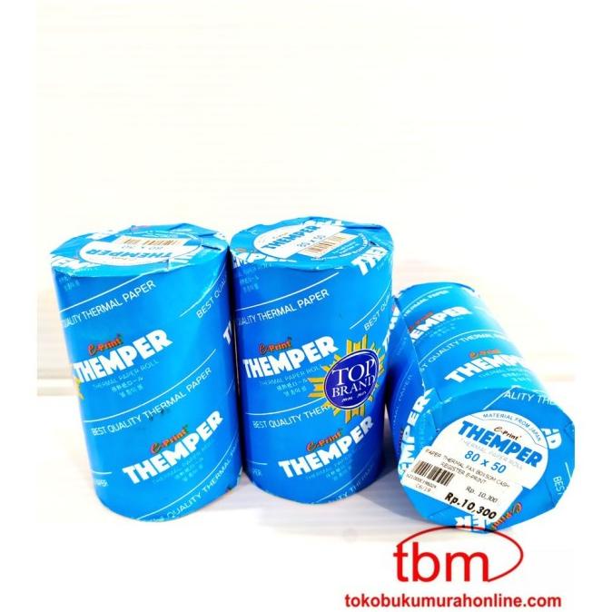 

KERTAS KASIR / PAPER THERMAL FAX 80X50M CASH REGISTER E-PRINT