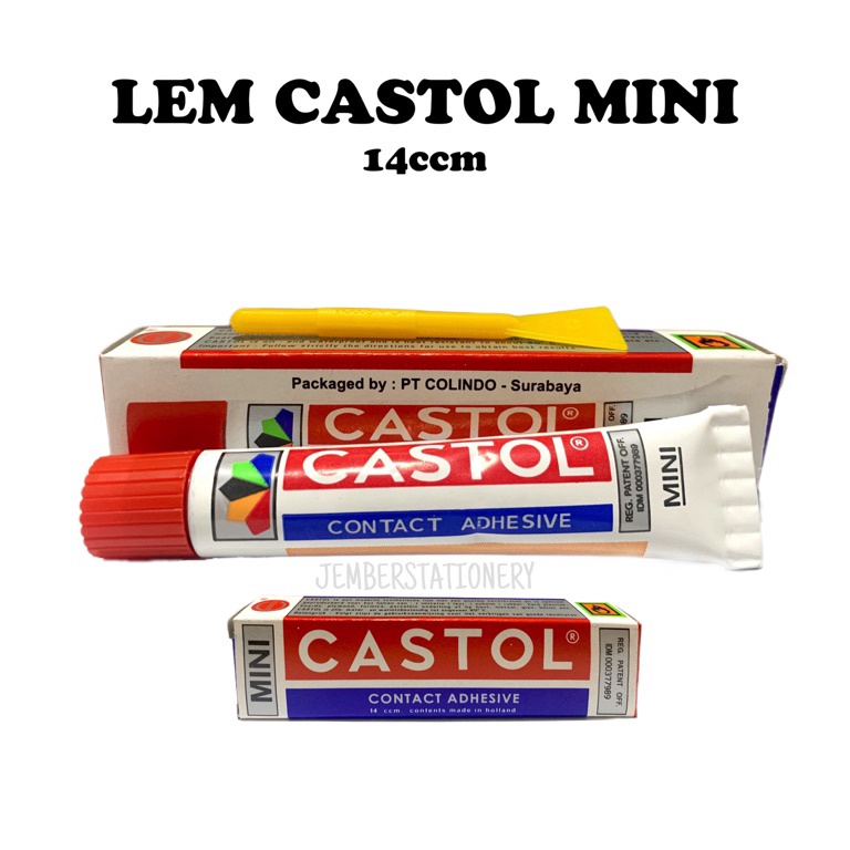 

Terlaris.. (12pcs) Lem Castol Mini 14ccm 42