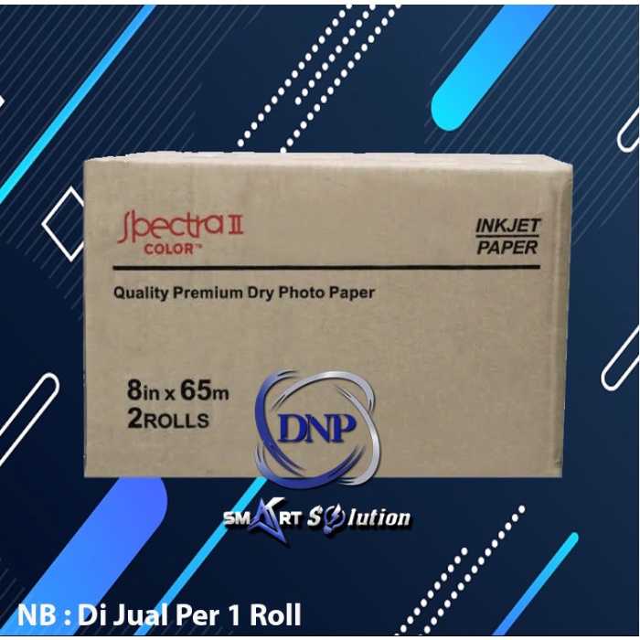 

Terlaris Spectra Ii Inkjet Dry Photo Paper 230Gsm 8" X 65Meter Lustre / Luster