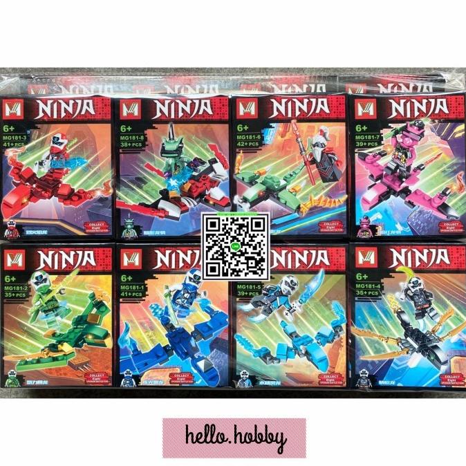 Mainan Block Lego NinjaGo Ninja Go Kendaraan Motor LELE 79270 (1set)