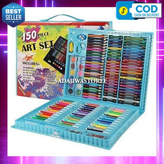

Alat Mewarnai Anak Perempuan Laki Laki Tidak Beracun Colouring Set Alat Melukis Non Toxic Perlengkapan Menggambar Oil Pastel Warna Cerah Krayon Set Drawing Stationary Crayon Set Anak Alat Tulis Anak Tk Sd Pensil Warna Le { Omg } 150Pcs Crayon Mewarnai