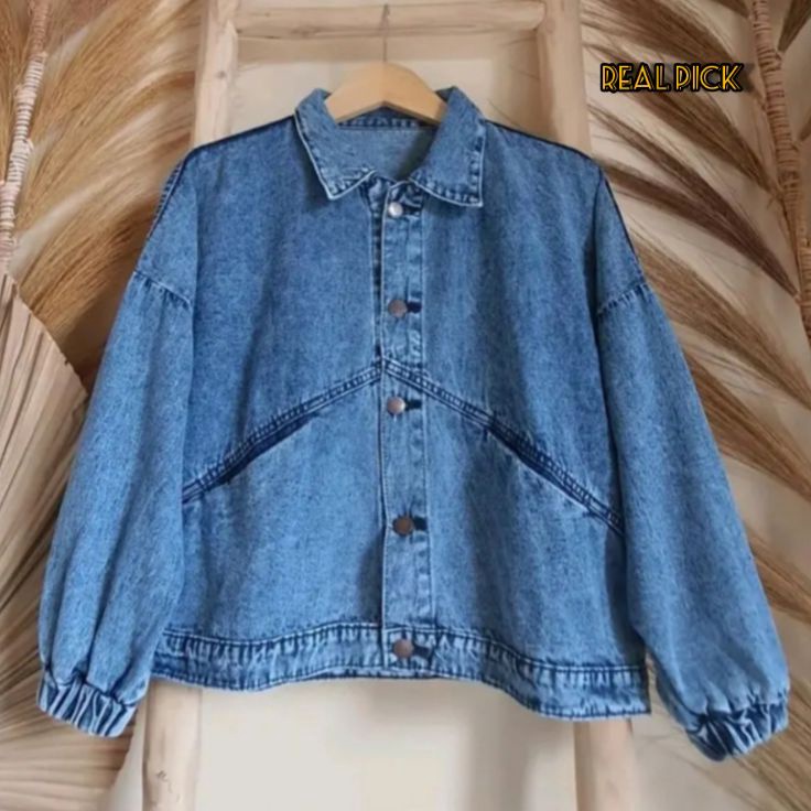 >XC26619<  OVERSIZE JACKET JEANS WANITA VINTAGE BLUE ACID JAKET DENIM OVERSIZE JAKET JINS JUMBO VINT