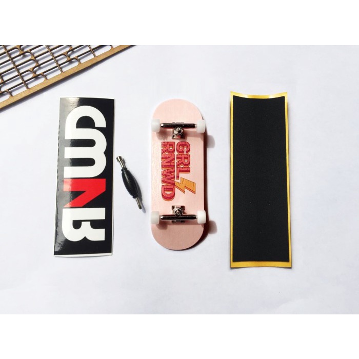 Terlaris Rainwood Fingerboard Fullset Single Axle Standart " Grl Rnwd"