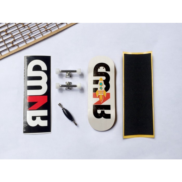 Terlaris Rainwood Fingerboard Fullset Single Axle Standart "Logo 2 "
