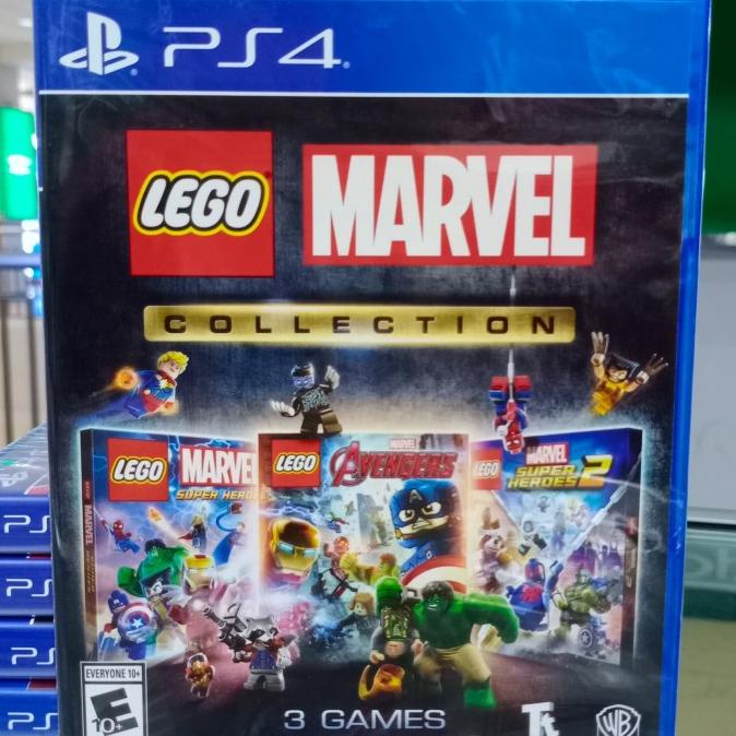 Bd Ps4 Lego Marvel Collection 3In1 Game Cd Kaset Avengers Super Heroes
