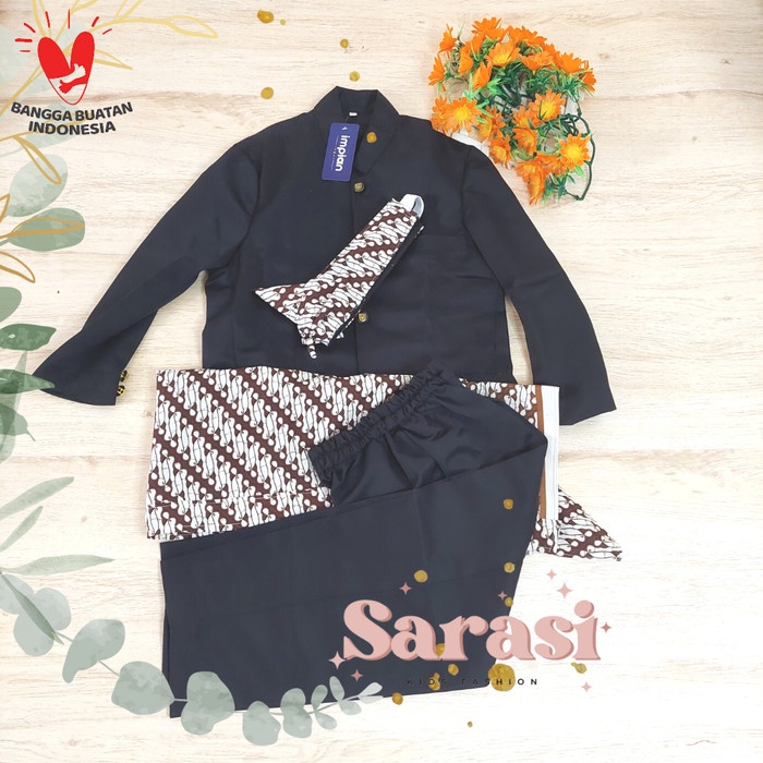 Terlaris Baju Adat Sunda Beskap Jawa Sunda Jas Hitam Anak Kostum Adat Sunda