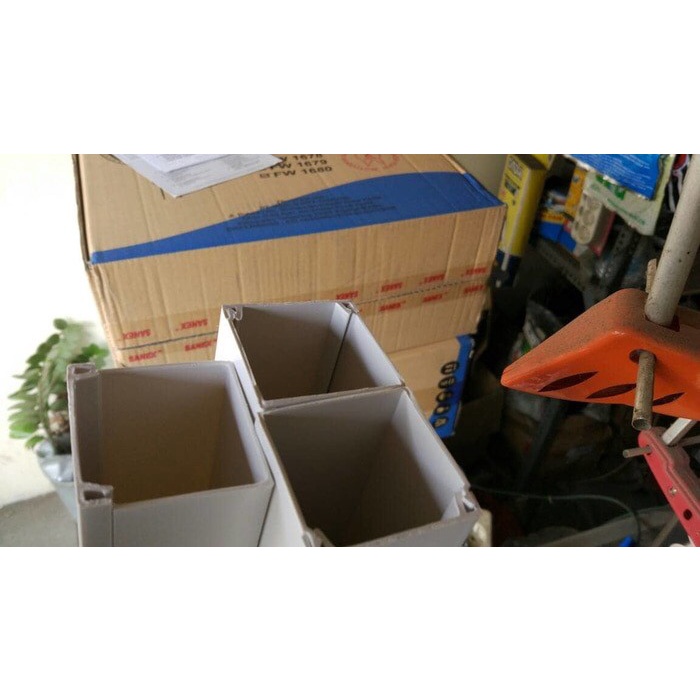 Terlaris Kabel Duct 50X50 Mm / Kabel Duct 5X5 Cm / Trunking Kabel 5X5 Cm