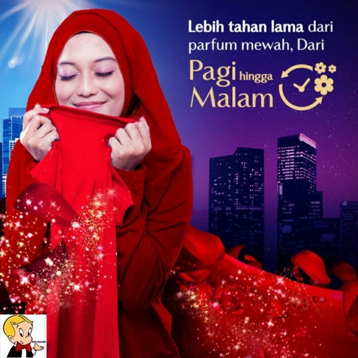 Downy Pelembut Pewangi Pakaian Passion Refill 1.5 Liter Twin Pa