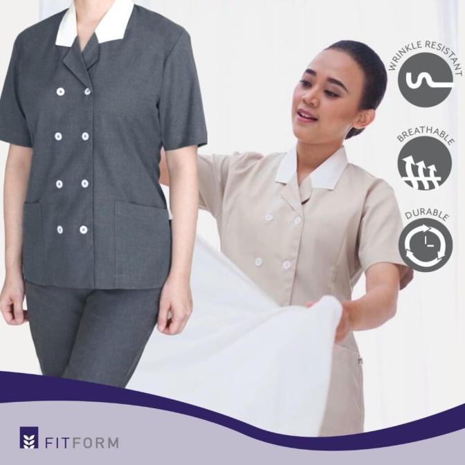 Seragam Suster FITFORM - DOUBLE BREASTED