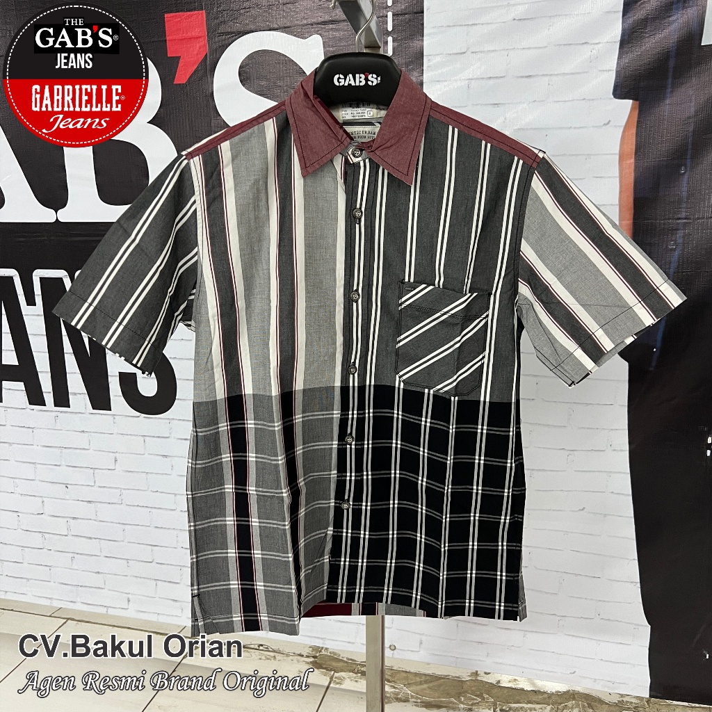 Kemeja Pria Gab's Gabrielle GBL Original Size S Reguler - LR01701GZ-S
