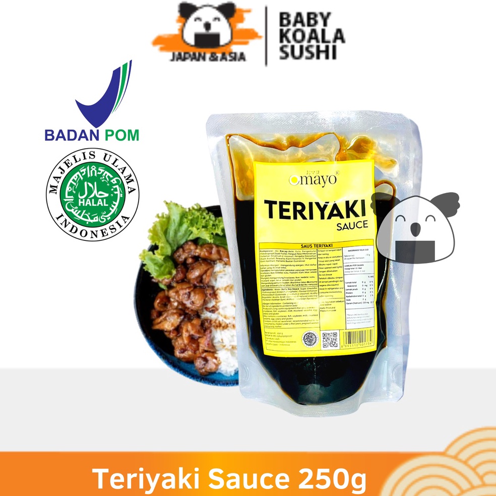 

Terupdate.. OMAYO Teriyaki Sauce 250 g Halal | Saus Teriyakai Ala Jepang VKF