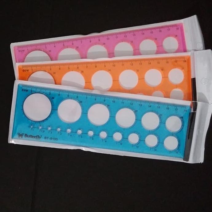 

Penggaris Template Lingkaran Butterfly BT-9100 sellanorimart