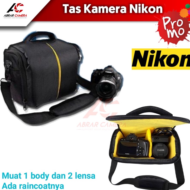 Dijamin Miring harga.. Tas Kamera Nikon D3000 D3100 D3200 D3300 D3400 D3500 D5100 D5200 D5300 D5500 