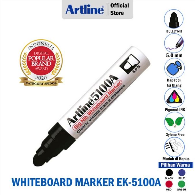 

Spidol ARTLINE Whiteboard Marker Jumbo Big Nib EK-5100A sellanorimart