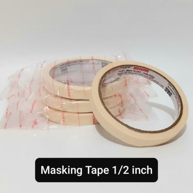 

Isolasi Kertas / Masking Tape Nachi 12 mm x 20 yard 1 DUS / 192 ROLL sellanorimart