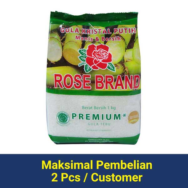 

ROSE BRAND GULA PASIR 1 KG