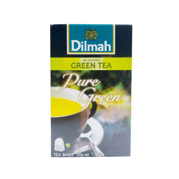 

DILMAH PURE GREEN TEA TEA BAG ISI 20 PCS X 1.5 GR - TEH