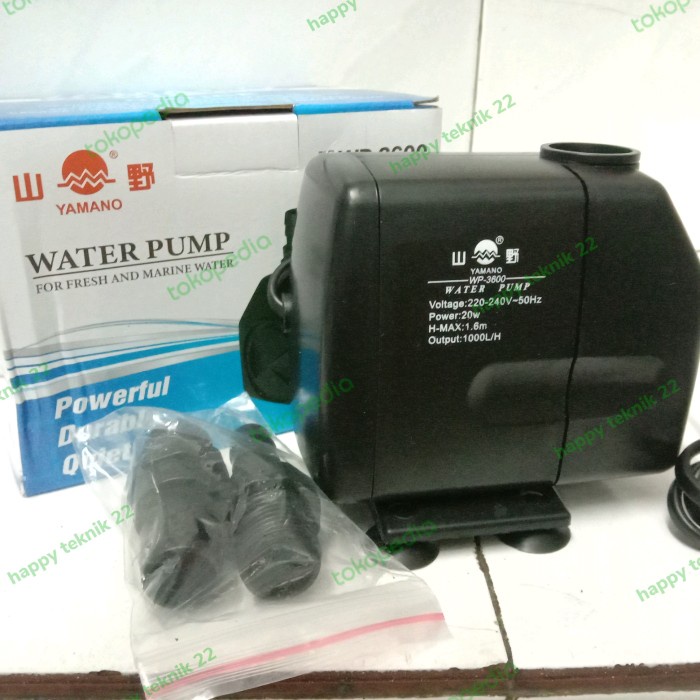 pompa Air yamano 3600 aquarium /pompa celup yamano wp 3600 aquarium