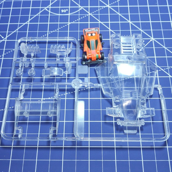 PROMO TAMIYA AA MODEL DASH EMPEROR BODY ONLY TRANSPARANT BENING TERLARIS