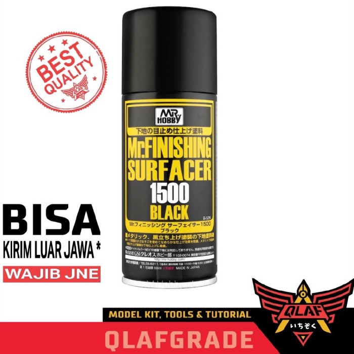 FLASH SALE SURFACER SPRAY - MR FINISHING SURFACER 1500 BLACK (B-526) TERMURAH