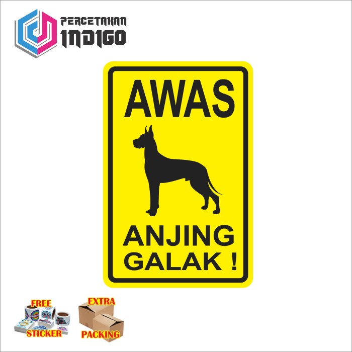 

Terlaris Plat Alumunium Rambu Rambu Awas Anjing Galak