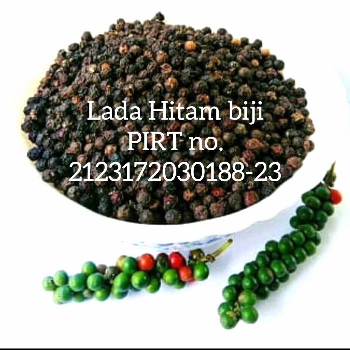 

Lada Hitam Utuh 1Kg/Merica/Bla Pepper Whole Higenis 1Kg
