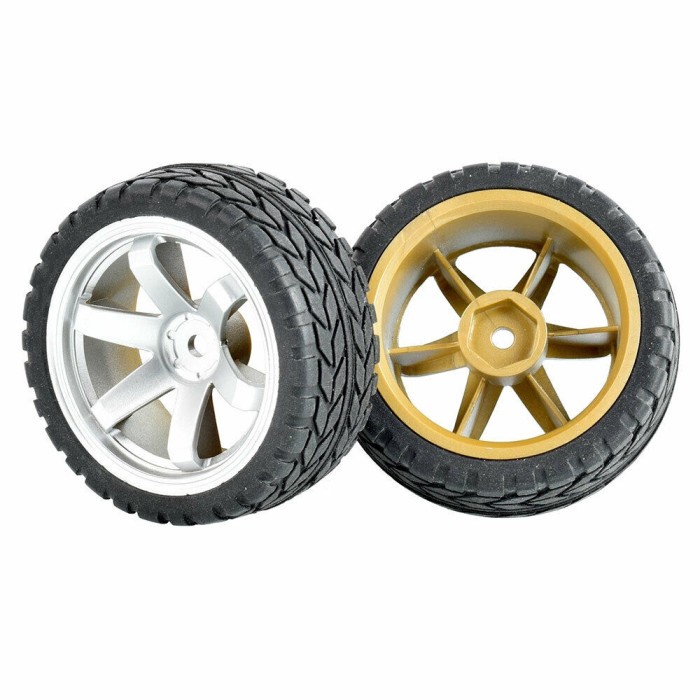 DISKON SPESIAL JY074 4PCS BAN KARET PLASTIK UNTUK MOBIL ON-ROAD HSP HPI RC 701-6017 S TERBARU