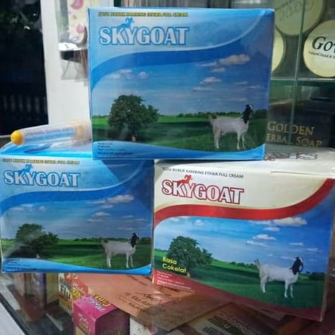 

Dijamin Ori>/ SKYGOAT Susu Kambing Etawa MURNI Original BPOM SKY GOAT COKLAT VANILA