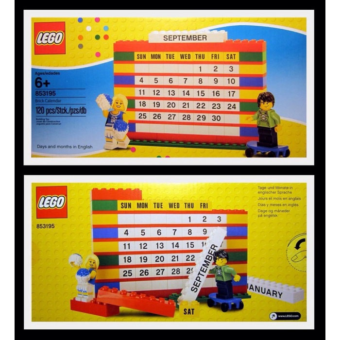 

Lego 853195 - Brick Desk Calendar Set Kalender Building Calender Gift