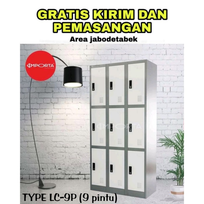 

Lemari Loker Besi / Stell Locker Cabinet / Loker Laci Pintu Besi